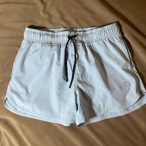 Women's Athletic Shorts in Light Blue